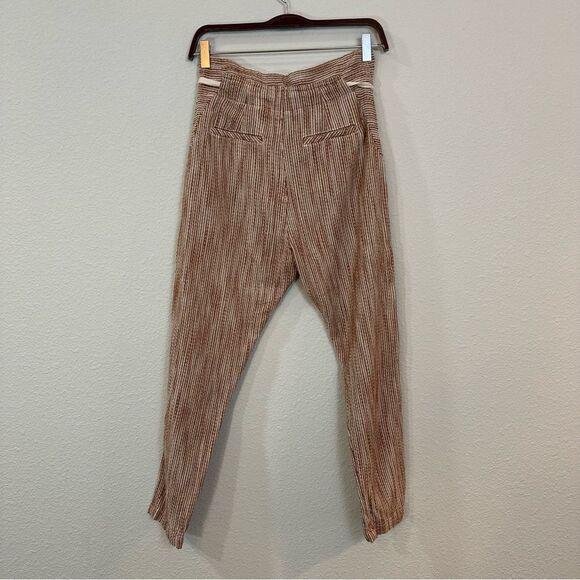 Free People Light At Sunrise Crop Pants in Beige 035 - Picture 3 of 5